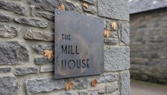 Custom Corten Steel Metal Sign with Business Logo, Laser Cut Wall Decor