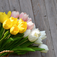 10 PACK Artificial Tulips Real Touch Bridal Home Wedding Party Festival Decor US