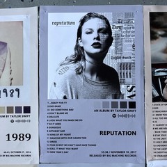 Set of 11 Taylor Swift Album Cover Canvas Prints Posters Decor Wall Art