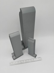 Wells Fargo Center Denver Model- 3D Printed
