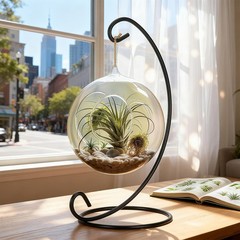 9in Single Ornament Display Stand, Tabletop Ornament Hangers, Air Plant Holde…