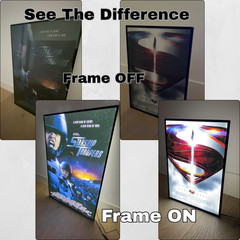 LED Backlit Coffee Wall Art Lighted Frame – pouring fresh brew in ceramic