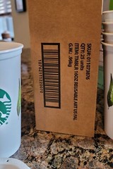 2 Starbucks Reusable Plastic Coffee Cup with Lid – Autumn Fall Leaves