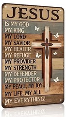 Christian Gifts for Women Men Jesus Is My God My King My Everything Vintage T…