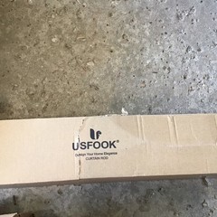 Curtain Rods 32 to 58 Inches (2.6-4.8ft), USFOOK 7/8 InchTelescoping Splicing…