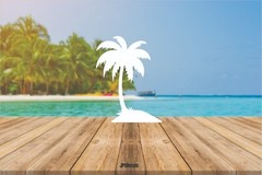 Vinyl Decal Palm Tree Style #7 Transfer Sticker Premium Quality Outdoor Vinyl