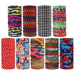 HCMY 9 Pack Balaclavas Neck Gaiter for women One Size, Multicolor