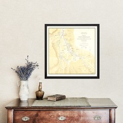Old Map of Upper Geyser Basin, DC 1872 – Vintage Upper Geyse