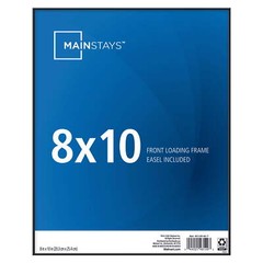 (6 pack) 8×10 Front Loading Basic Tabletop Picture Frame, Black