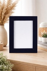 Photo Frame, MDF, Wall Mount, Modern Contemporary, 4X6. Matte Finish (Black)