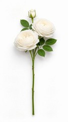 White Pink Peach Artificial Roses Gift Bouquet Wrapped Real Touch Rose Stems 26