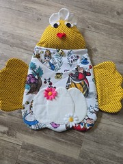 Alice In Wonderland Handmade Wall Pocket Holder Chicken 15 Inches