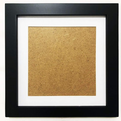 Black 6X6 Picture Frames with 4X4 Opening Mat. Black 6X6 Square Photo Frame. Sol