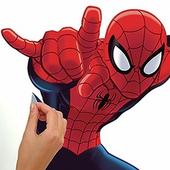Spider Man Wall Sticker Decal DIY Art Mural Marvel Super Hero Kids Room 3D