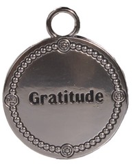 Inspirational Thank You Gift – Zinc Gratitude Charm w/ Story Card