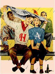 1639.Decoration Poster.Teen in Love at game.Home room interior wall design art