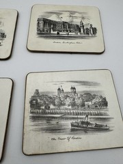Vintage Lady Clare Coaster Placemats Set of 9 English Palaces Landmarks England