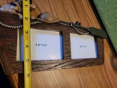 Decorative Double Picture Frame