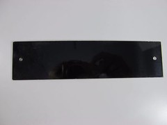 PLEASE RING SIGN/PLAQUE WALL OR DOOR MOUNTED BLACK PLASTIC 8″ X 2″