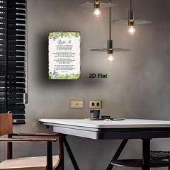 Metal Bible Verse Wall Plaque – Psalm 121:1-8, 8×12 inch