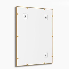 2-Pack 22″x30″ Matte Gold Vanity Mirror, Wall Mount, Vertical or Horizontal