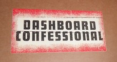 Dashboard Confessional Alter the Ending Sticker 2010 Promo (rectangle) 6×3