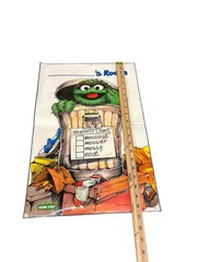 Vintage Sesame Street Muppet Bedroom Poster – «Members Only» – CTW 1981