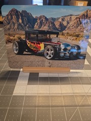 The Bone Shaker Aluminum Sublimated Glossy Wall/Desk Art With Stand