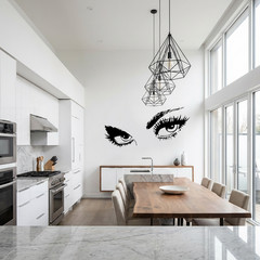 Beautiful Eyes Removable Wall Art Decal Sticker Decor Mural DIY Vinyl