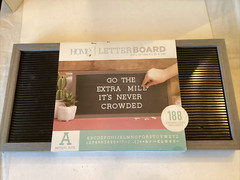 Home by DCWV Letter Board 10” x 20” NEW 188 Characters