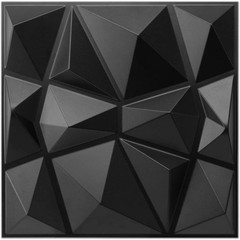 10PCS 3D Wall Panels Diamond Design Textured Accent PVC Wall Background Decor