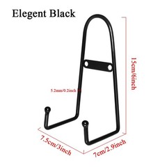 Mocoum 4 Pack Wall Mount Display Stands, Medium Easel Holder Plate Hanger, Verti