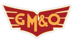 Gulf Mobile & Ohio Railroad Railway Train Sticker Decal R7008