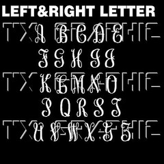 MONOGRAM CUSTOM DECAL STICKER WITH LAUREL CAR WINDOW VINLY LETTERING VINE FONT