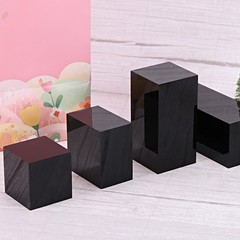 1.5″ x 1.5″ x 1.5″ Jewelry Display Riser Acrylic Cube Display Stand Black