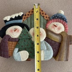 Vintage Light Up Snowmen CMI Henton Home Decor
