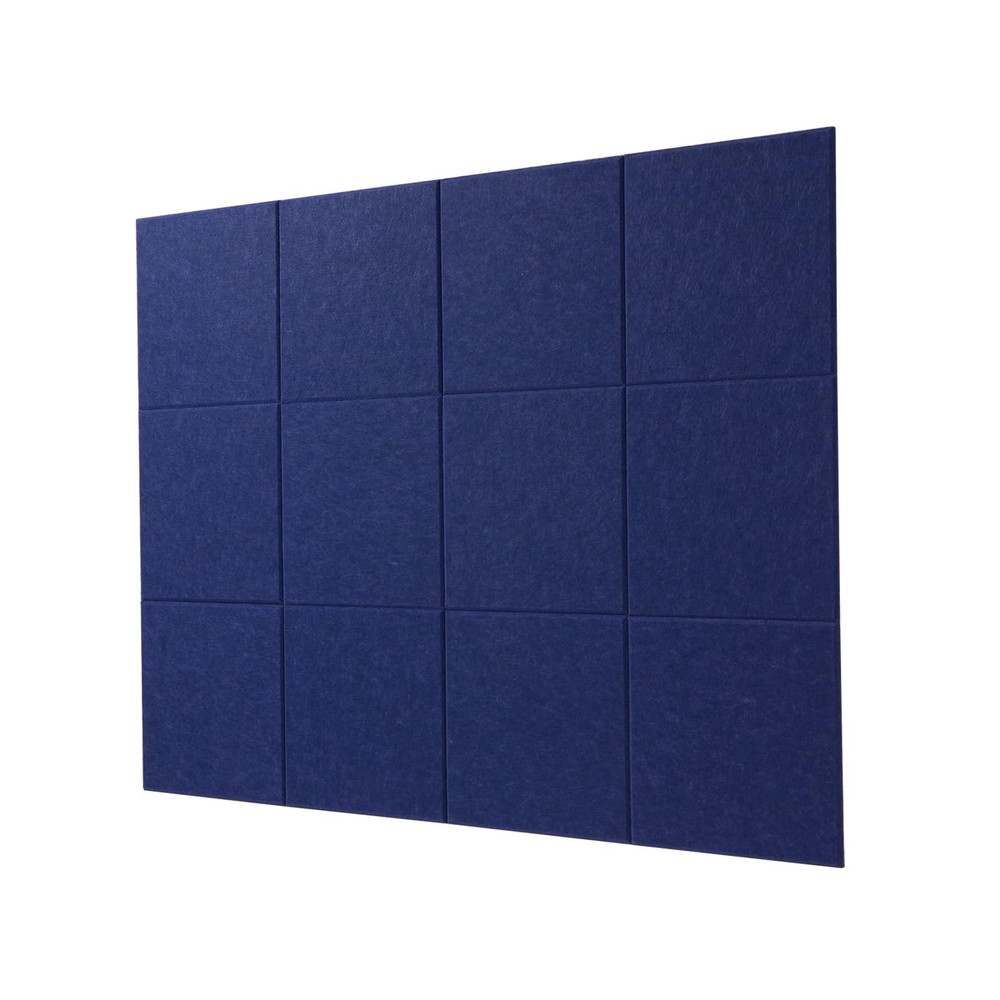 Large Felt Wall Tiles 12 Pack Cork Board Alternative with Removable Adhesive …
