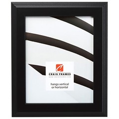 Craig Frames 1.25″ Traditional Gallery Black Picture Frame Poster Frames