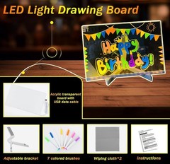 Large LED Light Drawing Board (11.8″W x 7.9″H)