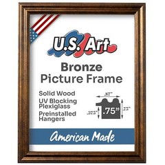 Rustic Bronze Custom Picture Frames with UV Blocking Plexiglass & Hangers