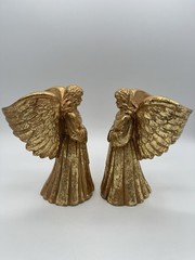 Angel Floating Vase Holders Gold Bombay Company Christmas Holiday Religious