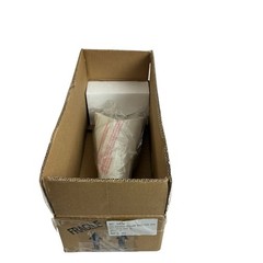 Pottery Barn Wrapped Ceramic White Wall Vase NEW OPEN BOX