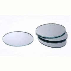 2 x 3 inch Small Glass Craft Oval Mirrors 3 Pieces