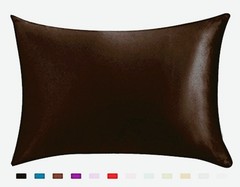 Pillowcase Satin Solid Color Simulation Silk Single Pillowcase Ice Silk Pillowca