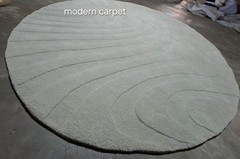 Irregular Shape Rugs Handmade 100% Woolen Hand Tufted For Home Decoration