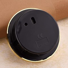 2.8 Inch/ 70 mm Quartz Clock Insert, Arabic Numeral, Quartz Movement Gold Trim