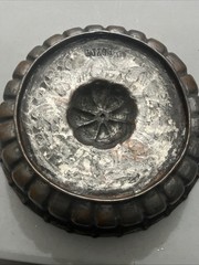 Pseudo Bronze Decorative Bowl 9 in diameter