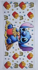 Stitch McDs UV DTF Transfer Sticker Wrap Tumbler UVDTF BUY 10+ GET COMBINE SHIP