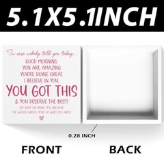 Pink Office Decor, Inspirational Awareness Positive Affirmation Sign Wooden