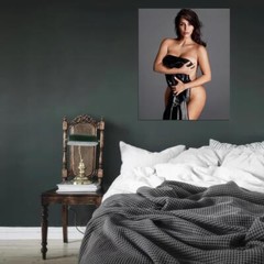 V7215 Kim Kardashian Big Ass Brunette Naked Nude Hot Model WALL POSTER PRINT